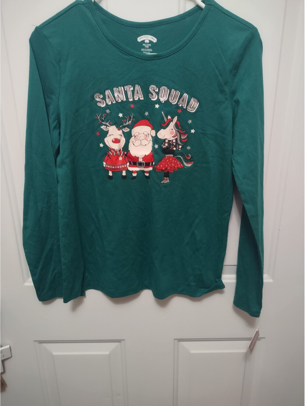 Kids Christmas Long Sleeve Top Size 2xl